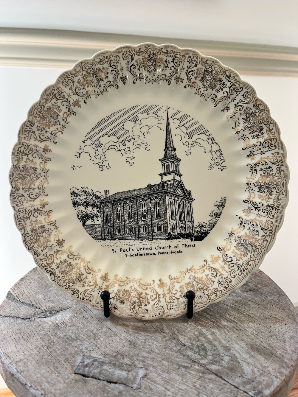 Vintage 1965 Pennsylvania Church Bicentennial Plate